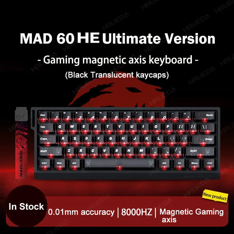 Madlions Mad60/68 HE — Magnetic Switch Gaming Keyboard