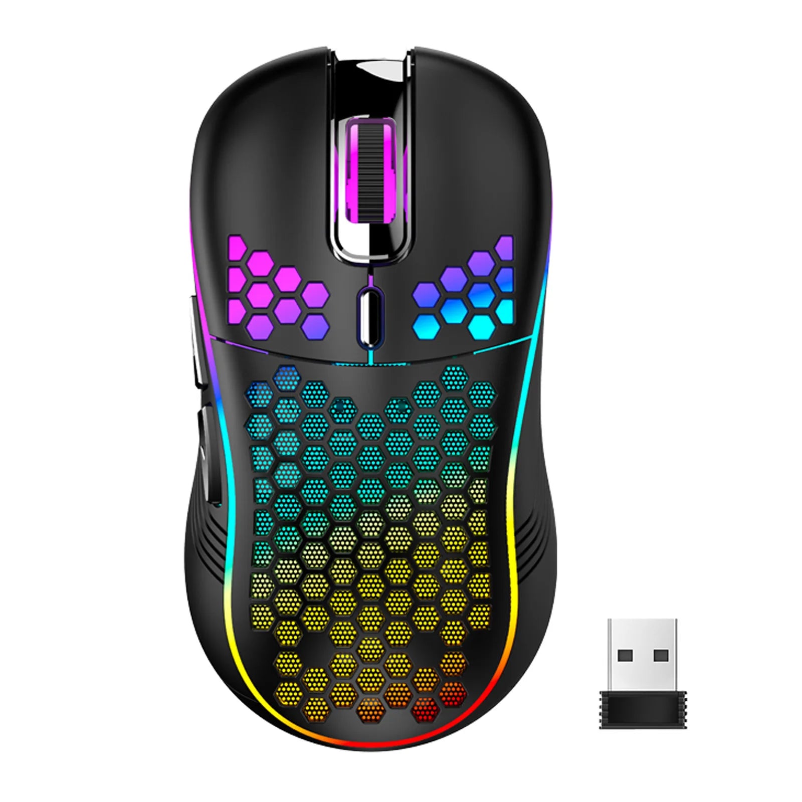 The Venom Strike | RGB Honeycomb Wired Gaming Mouse — 7200 DPI