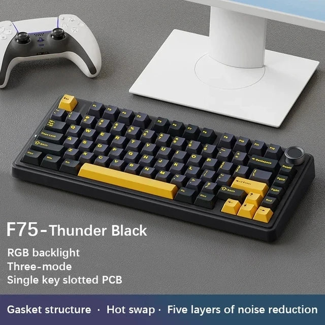 AULA F75 Wireless Mechanical Keyboard — 75% Layout | Triple Mode