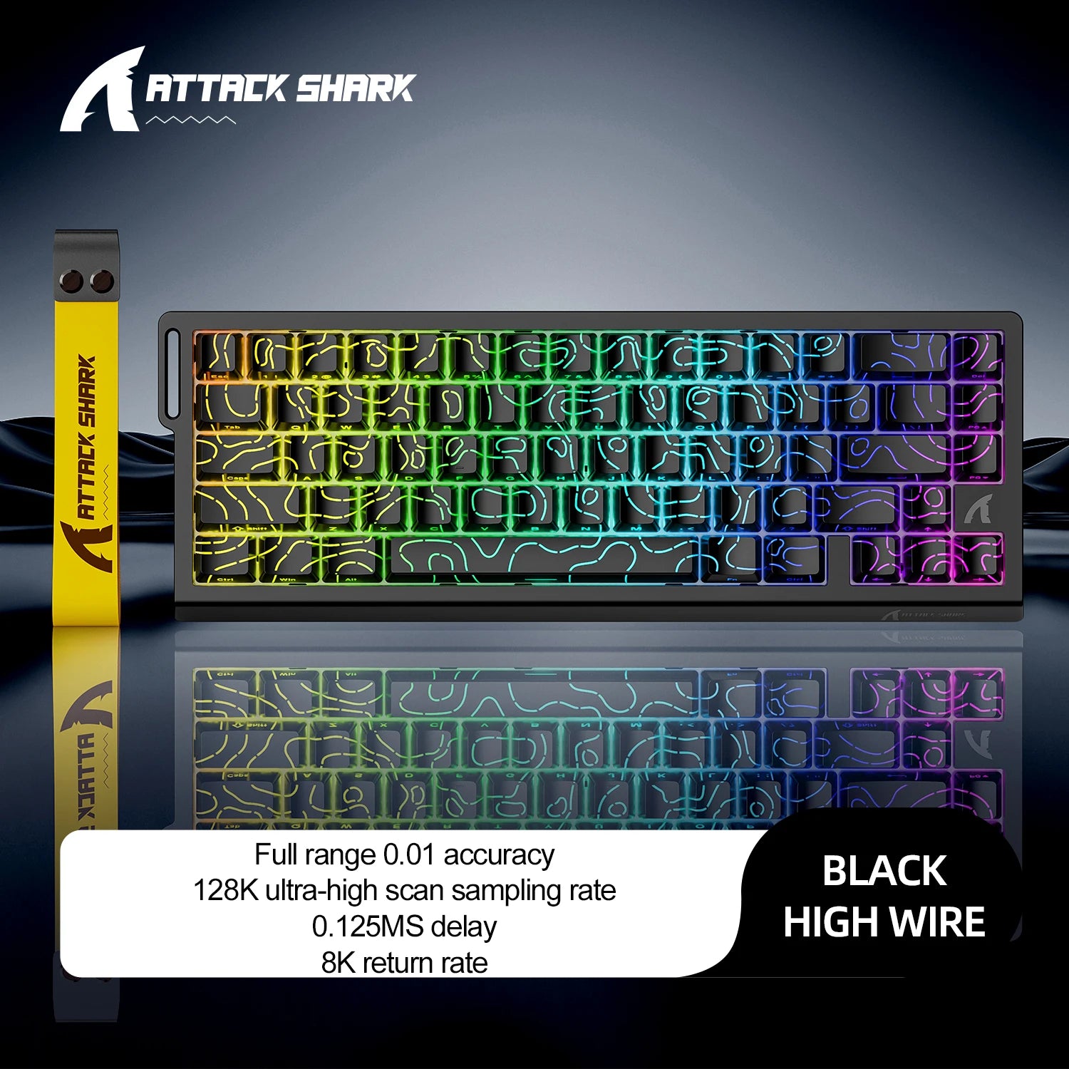 Attack Shark X68HE — Pro Magnetic Gaming Keyboard | 8000Hz Rapid Trigger