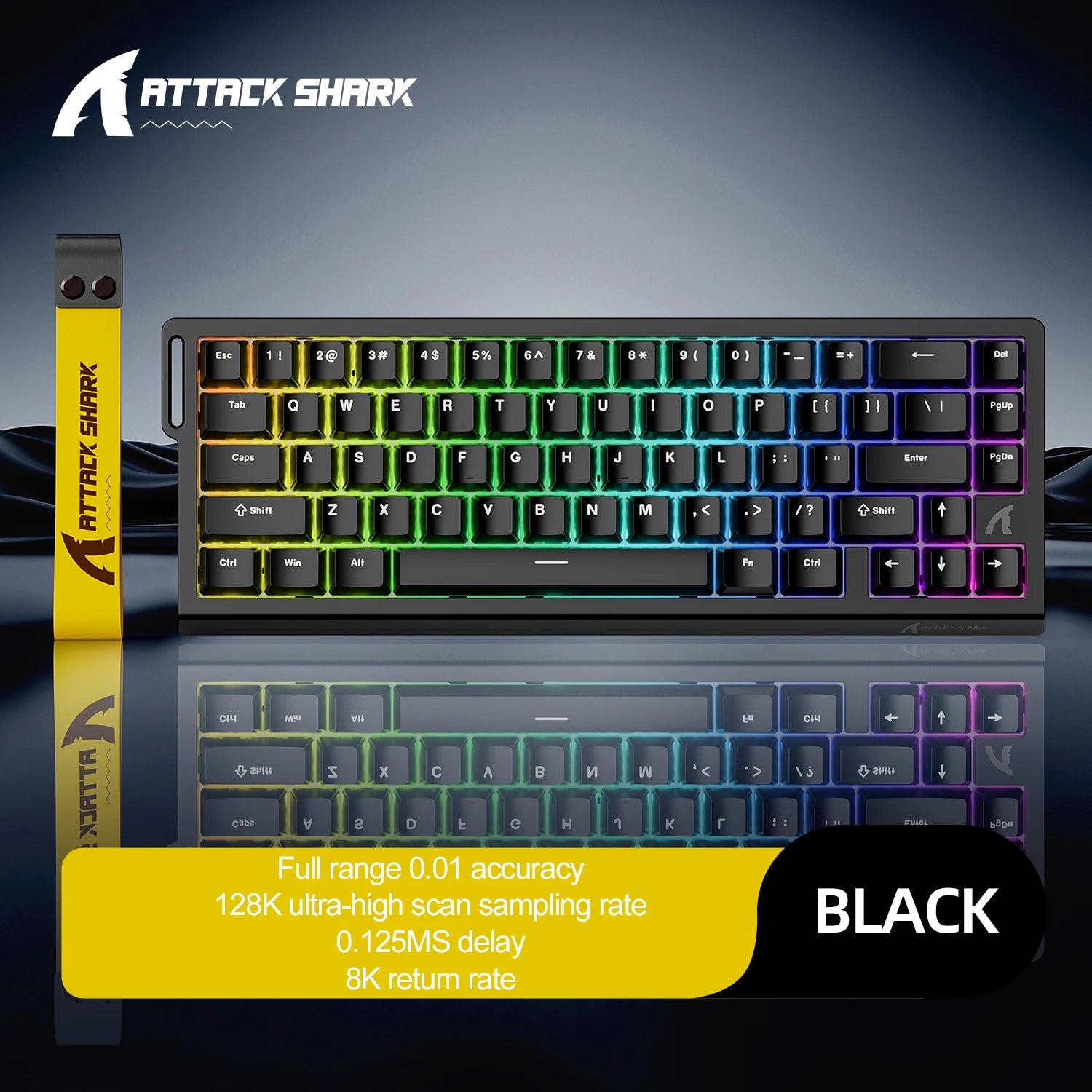 Attack Shark X68HE — Pro Magnetic Gaming Keyboard | 8000Hz Rapid Trigger