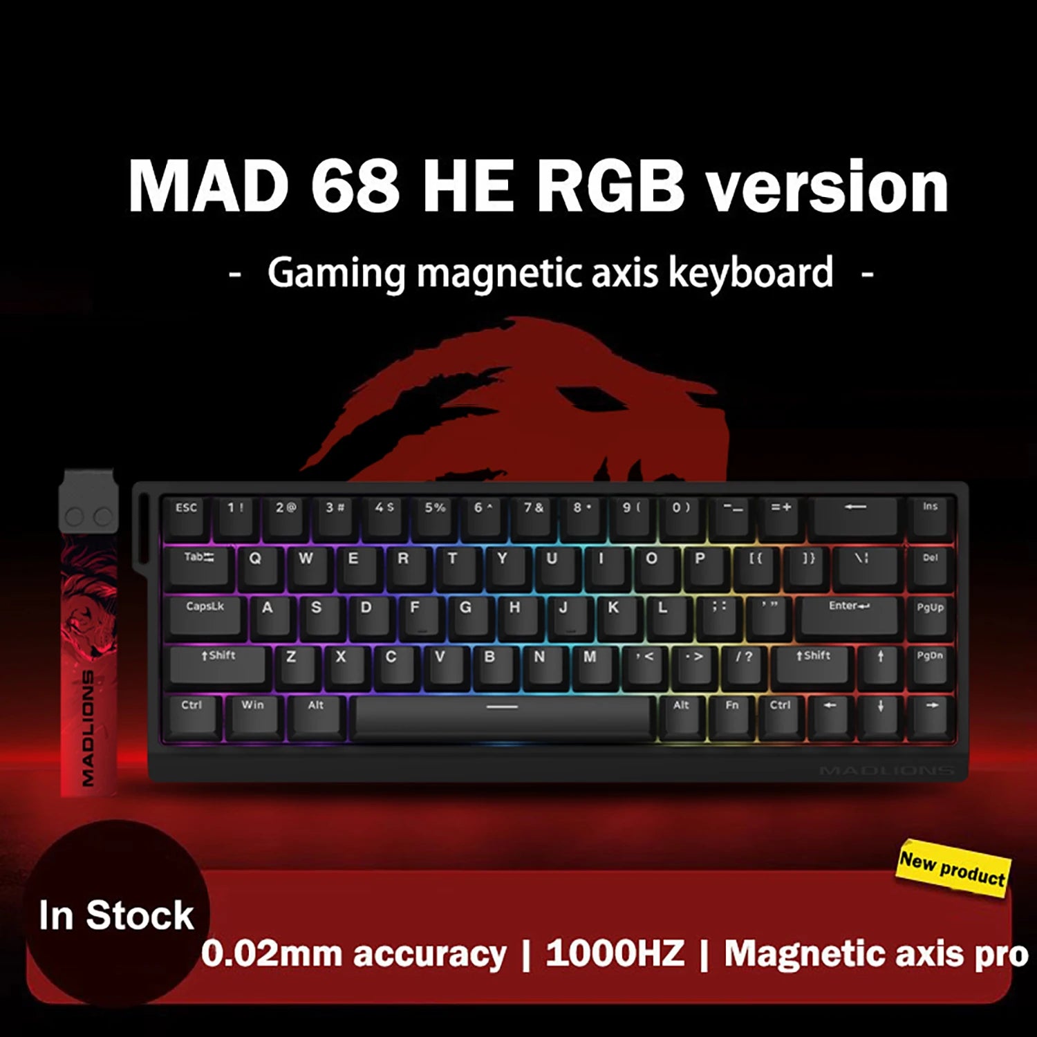 Madlions Mad60/68 HE — Magnetic Switch Gaming Keyboard