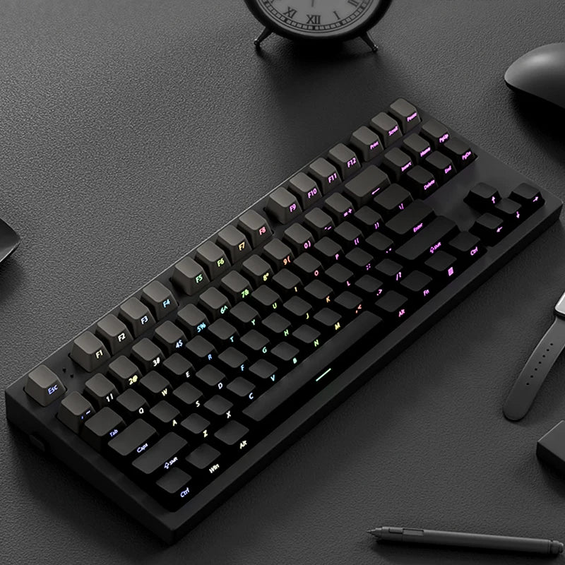 Gradient Gray Cherry Profile Keycaps | Double-Shot PBT - 135 Keys