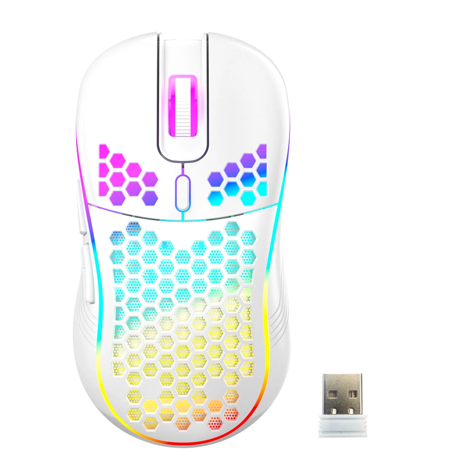 The Venom Strike | RGB Honeycomb Wired Gaming Mouse — 7200 DPI