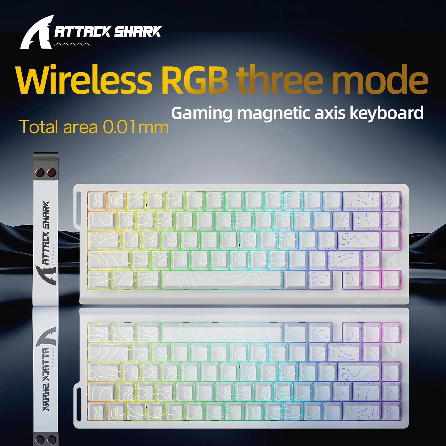 Attack Shark X68HE — Pro Magnetic Gaming Keyboard | 8000Hz Rapid Trigger