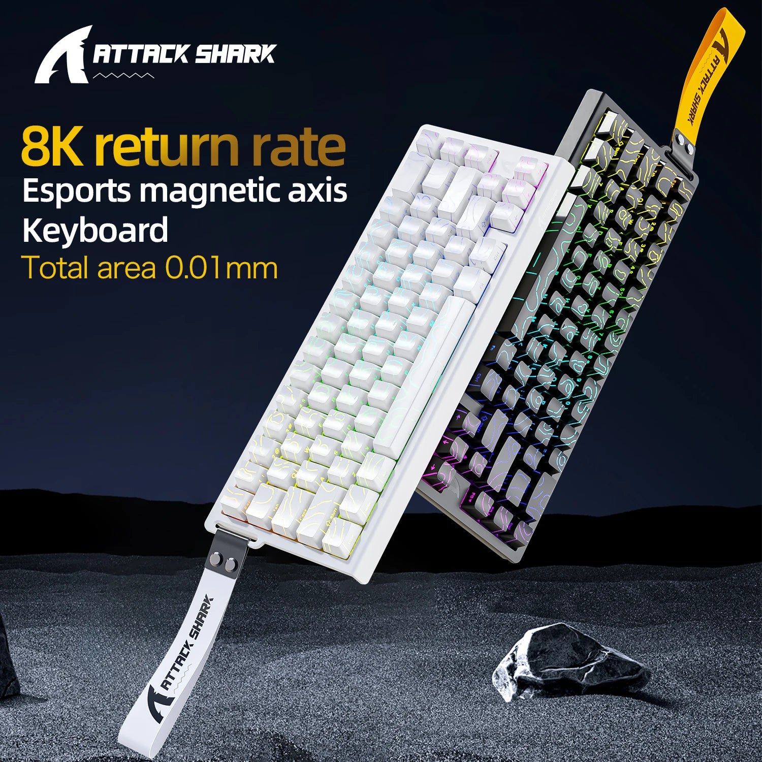 Attack Shark X68HE — Pro Magnetic Gaming Keyboard | 8000Hz Rapid Trigger