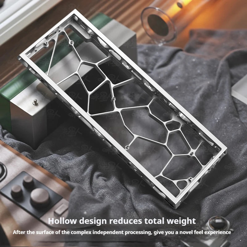 60% Hollow Aluminum Keyboard Case — Compatible with Wooting, Aula Win60 & More