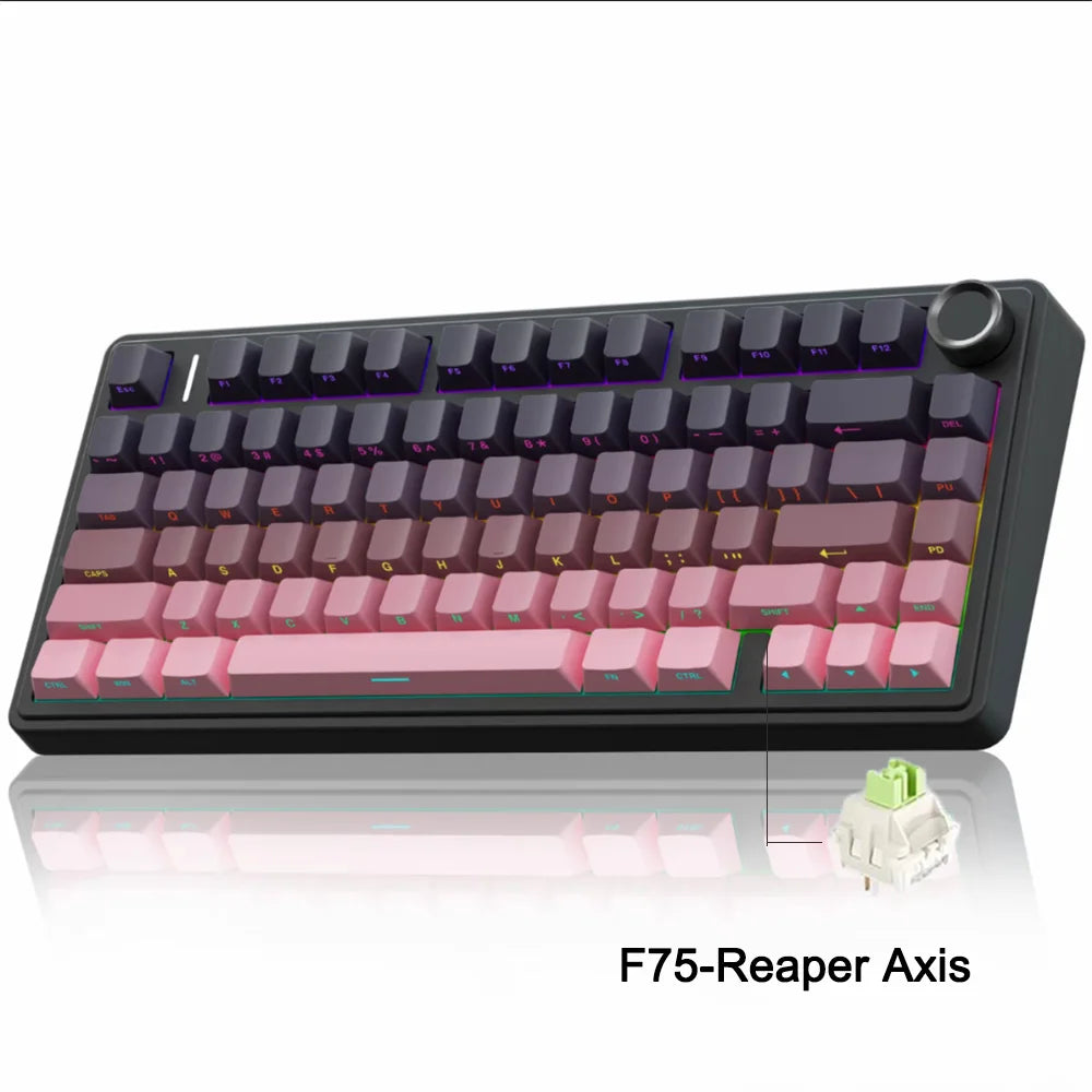 AULA F75 Wireless Mechanical Keyboard — 75% Layout | Triple Mode