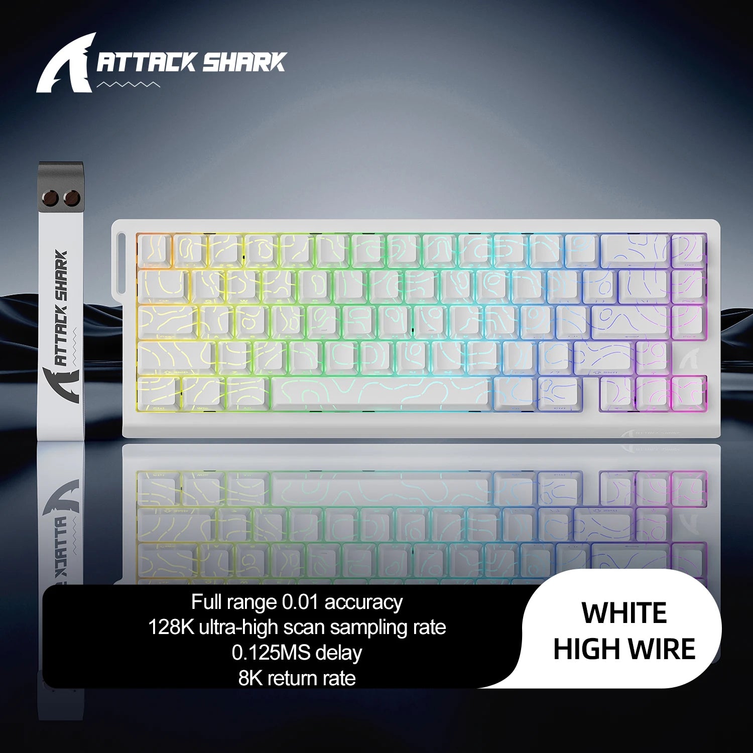 Attack Shark X68HE — Pro Magnetic Gaming Keyboard | 8000Hz Rapid Trigger